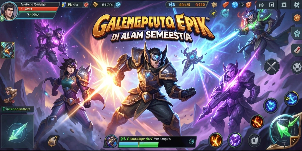 Tampilan gameplay GALAXY77 yang intens dan mendebarkan.