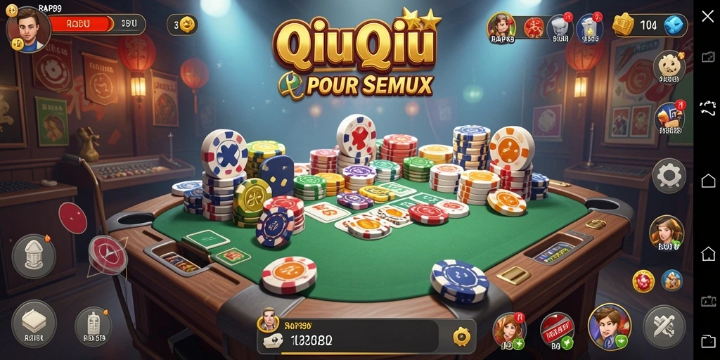 Tampilan gameplay QiuQiu yang menarik dari RAP89.