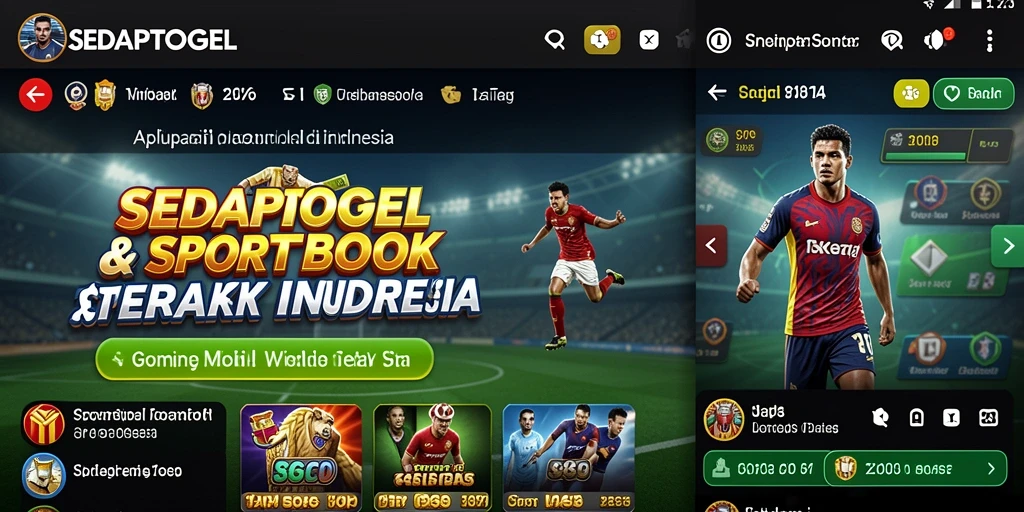 Tampilan gameplay interaktif dan menarik dari SEDAPTOGEL.